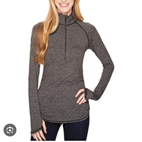 The North Face Tops - The North Face Women's Charcoal Long Sleeve Top Sz XS